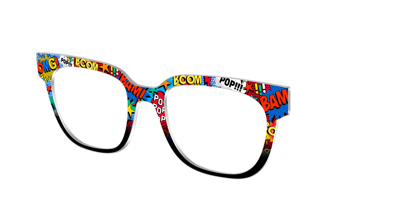 The Comic Strip - Angle Top Image - Pair Eyewear