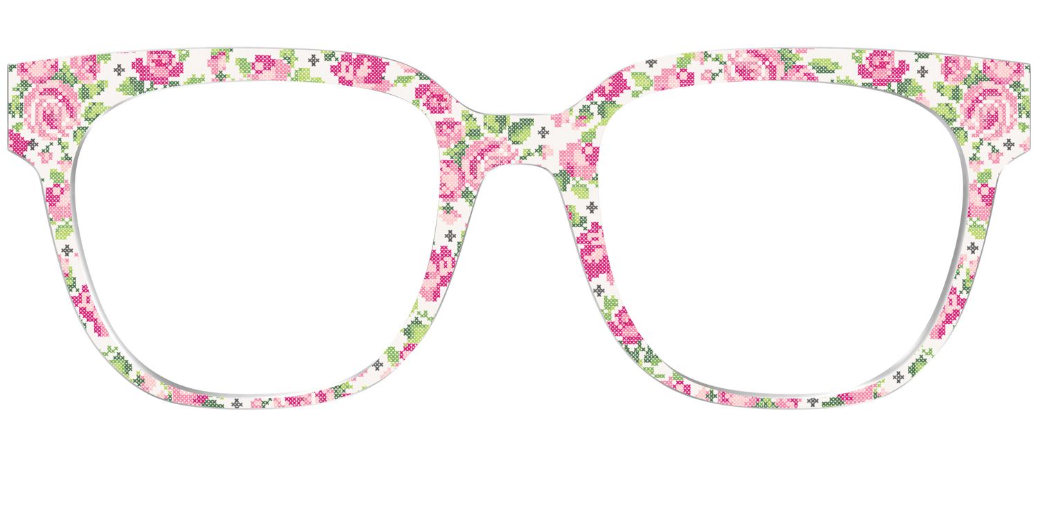 The Cross-Stitch Petals - Front Top Image - Pair Eyewear