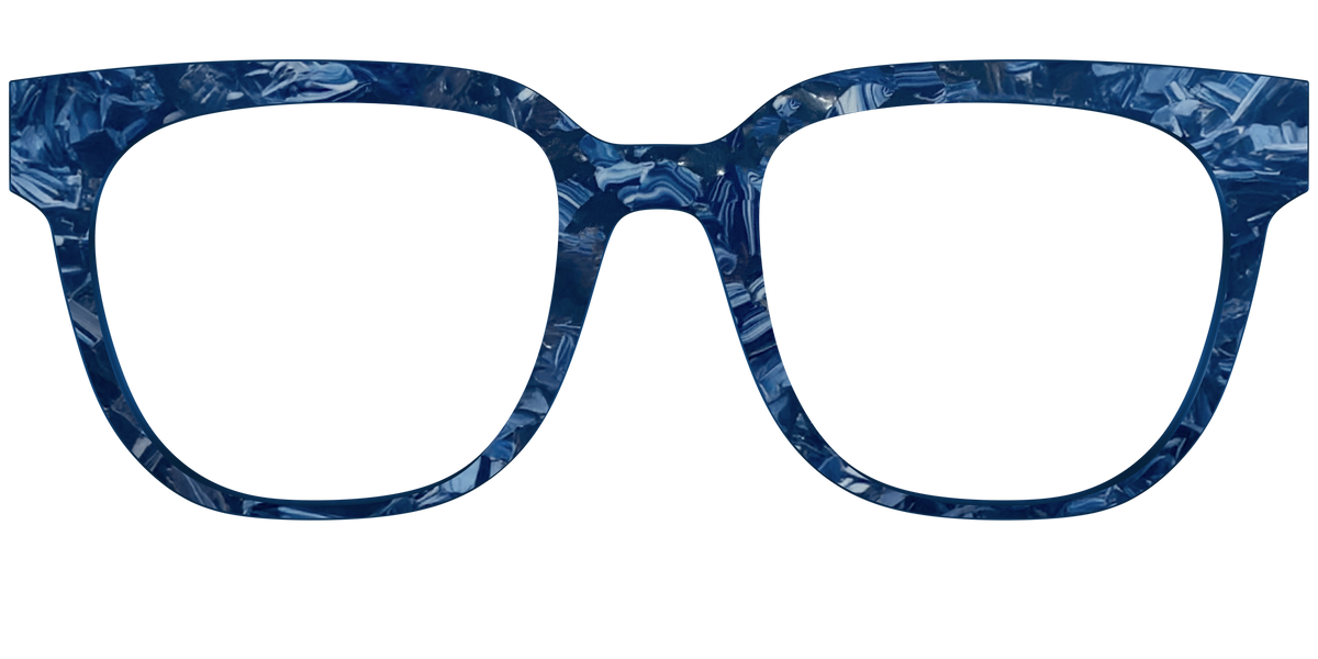 The Deep Slate Pearl Marble - Front Top Image - Pair Eyewear