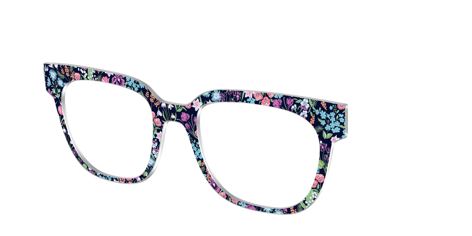 The Demure Blossoms - Angle Top Image - Pair Eyewear