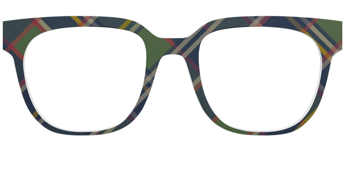 The Flannel Plaid - Front Top Image - Pair Eyewear