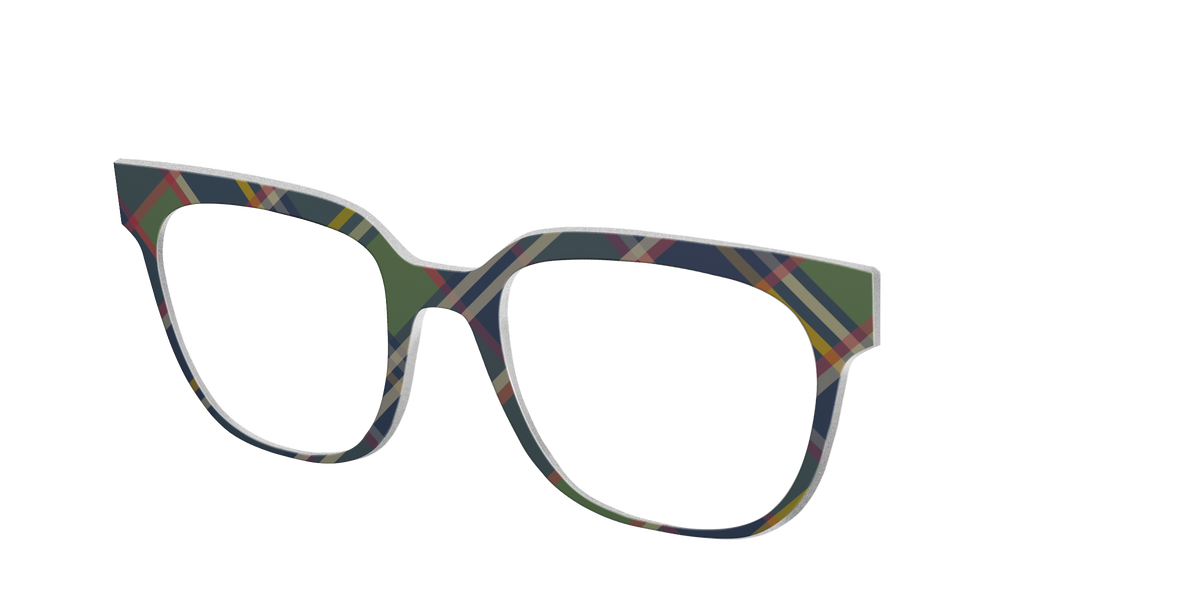The Flannel Plaid - Angle Top Image - Pair Eyewear