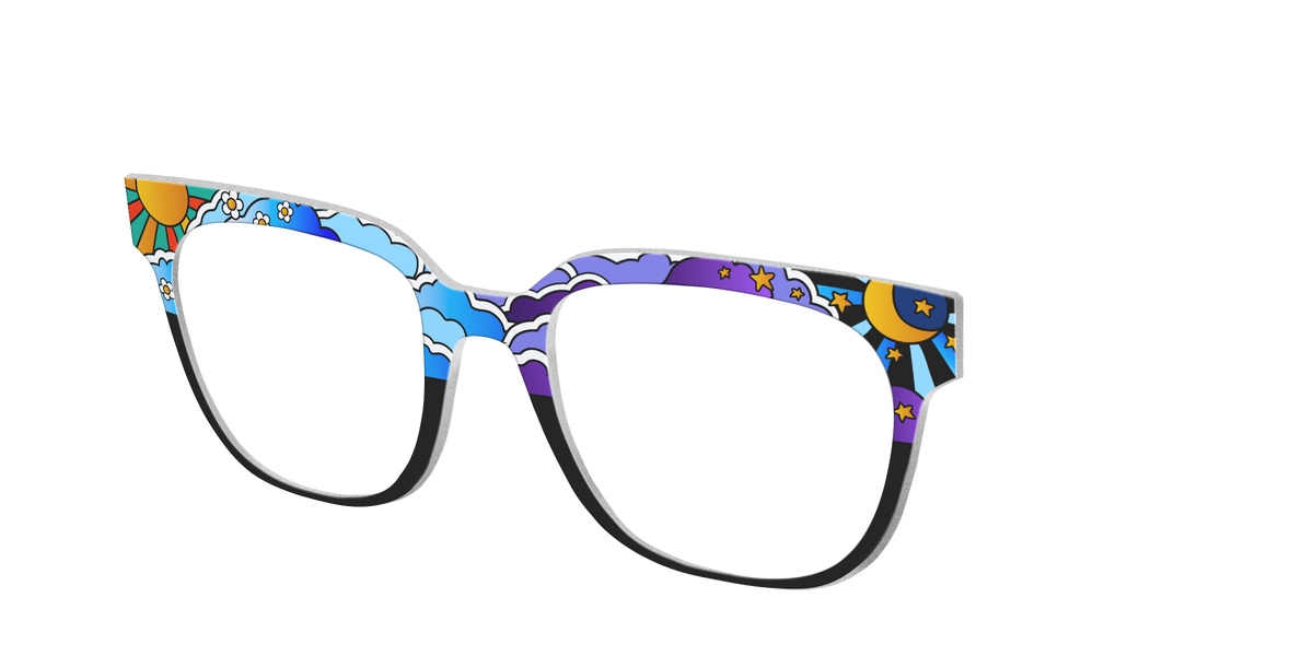 The Far Out Skies - Angle Top Image - Pair Eyewear