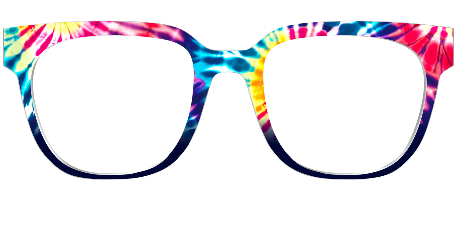 The Funky Tie-Dye - Front Top Image - Pair Eyewear