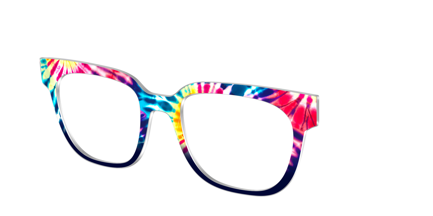 The Funky Tie-Dye - Angle Top Image - Pair Eyewear