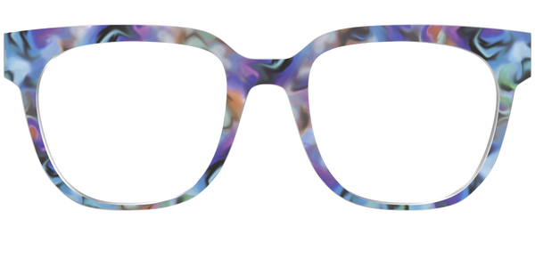The Murphy - Violet Pearlized Gradient Acetate Rose Gold Metal