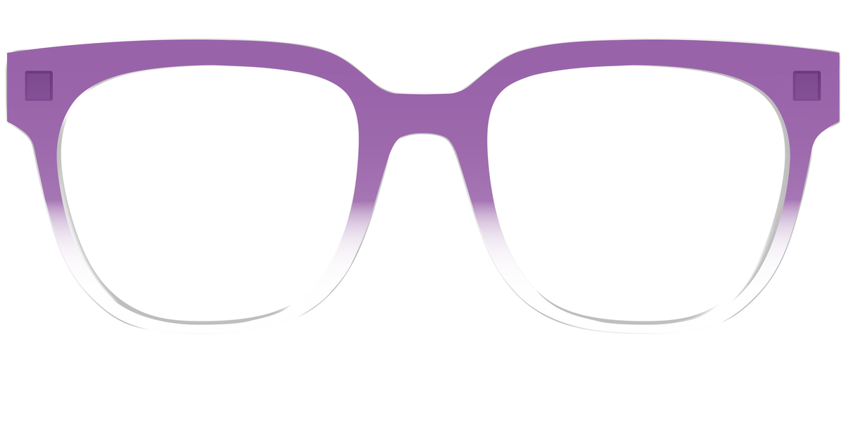 The Grape Gradient Crystal - Front Top Image - Pair Eyewear