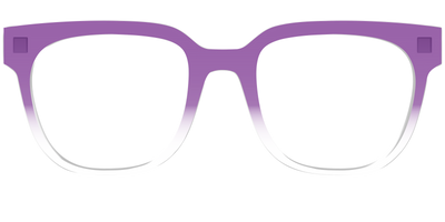 The Grape Gradient Crystal - Front Top Thumbnail - Pair Eyewear