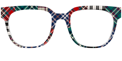 The Grunge Plaid Print Mix - Front Top Thumbnail - Pair Eyewear