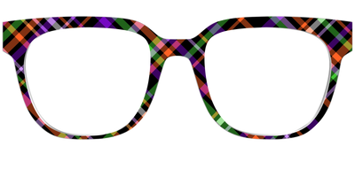 The Hexed Plaid - Front Top Thumbnail - Pair Eyewear