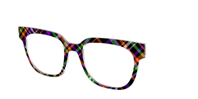 The Hexed Plaid - Angle Top Thumbnail - Pair Eyewear