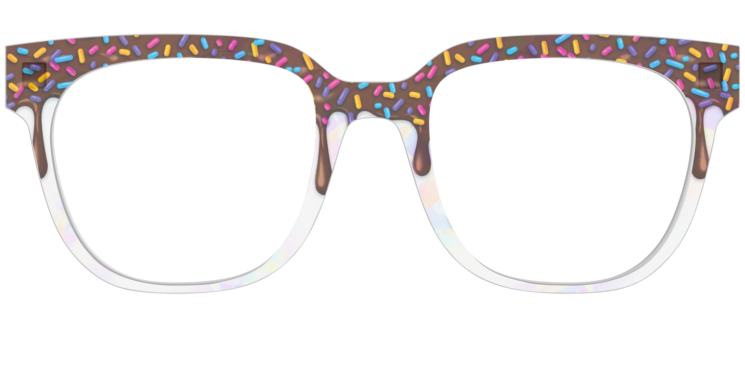 The Holographic Milkshake - Front Top Image - Pair Eyewear