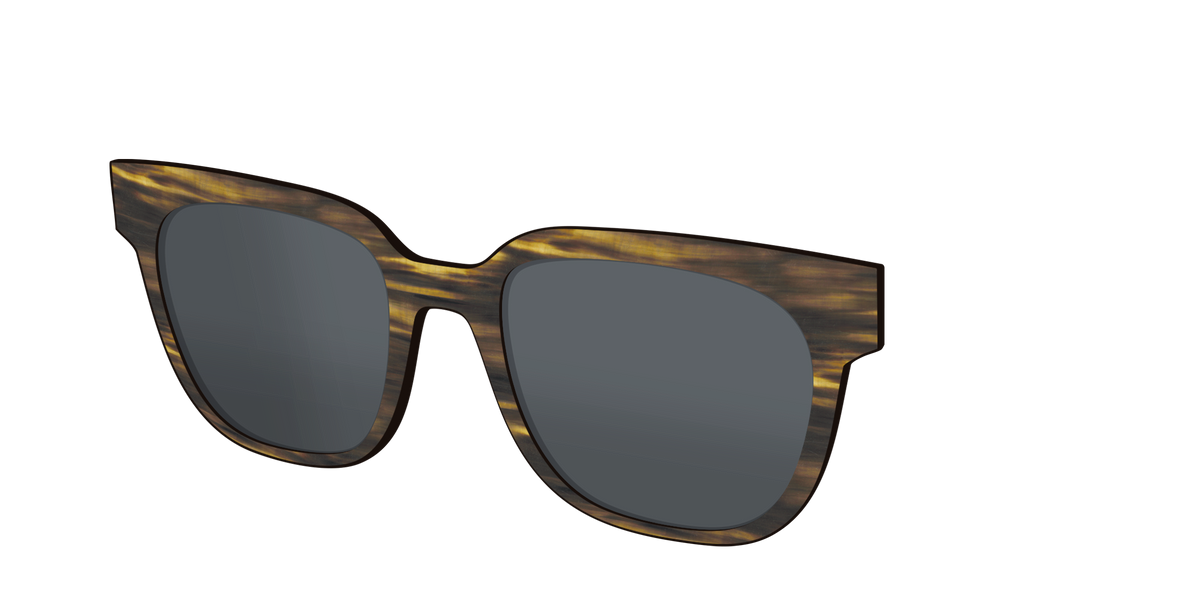The Polarized Horn Sun Top - Angle Top Image - Pair Eyewear