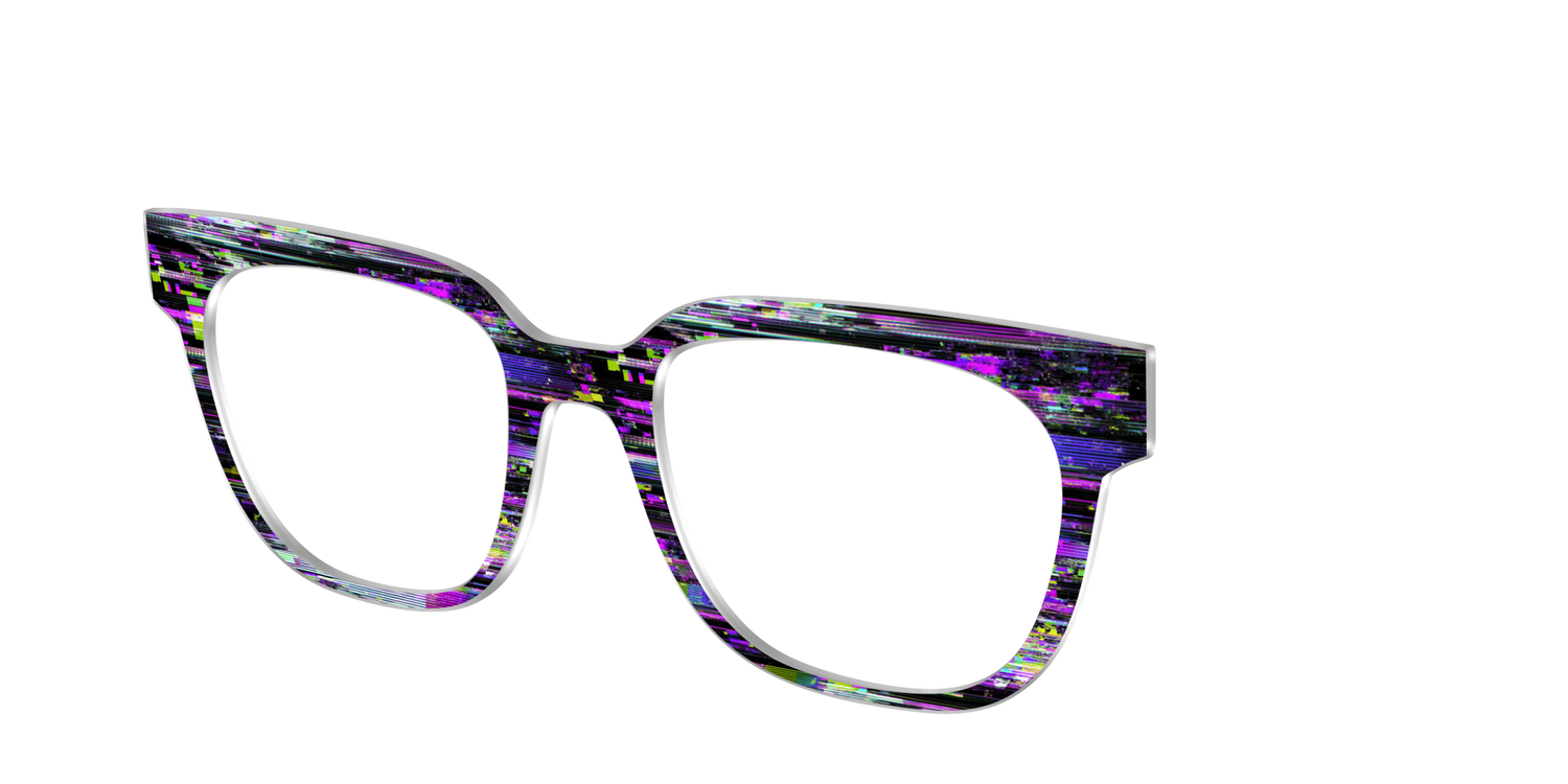 The Horror Film Glitch - Angle Top Image - Pair Eyewear