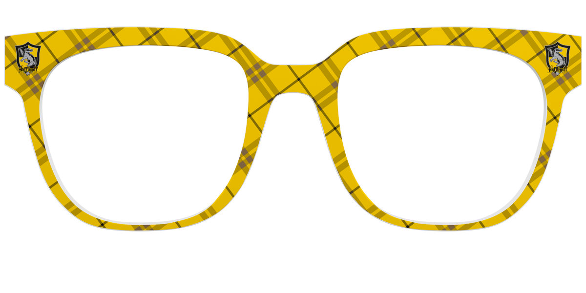 The Hufflepuff™ Plaid - Front Top Image - Pair Eyewear