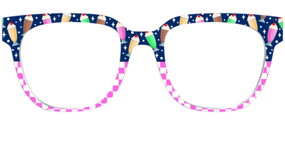The Ice Cream Social Split - Front Top Thumbnail - Pair Eyewear
