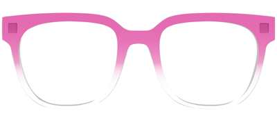 The Magenta Gradient Crystal - Front Top Thumbnail - Pair Eyewear