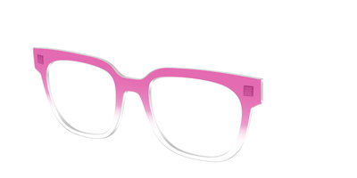 The Magenta Gradient Crystal - Angle Top Thumbnail - Pair Eyewear