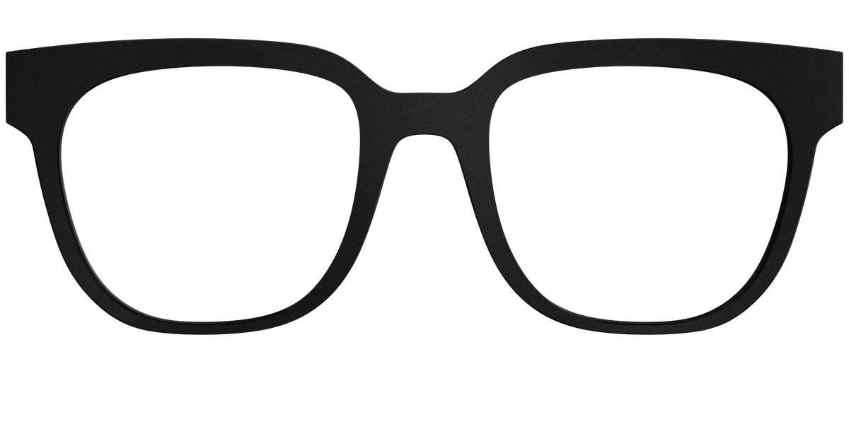 The Matte Black - Front Top Image - Pair Eyewear