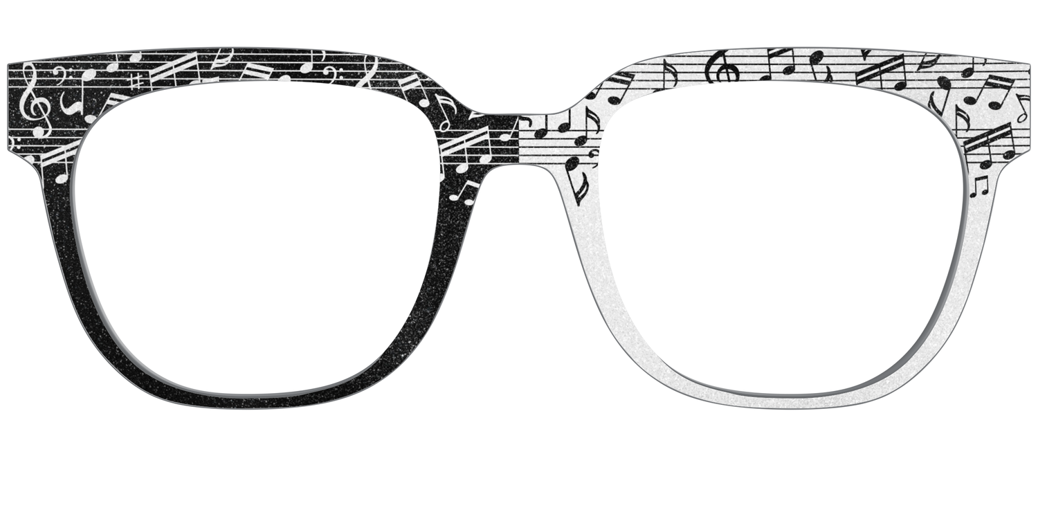 The Musical Shimmer Split - Front Top Image - Pair Eyewear
