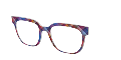 The Ombre Plaid - Angle Top Thumbnail - Pair Eyewear