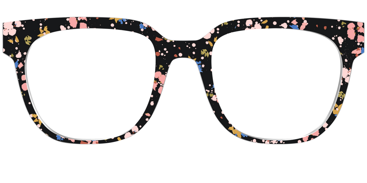 The Pallid Paint Splatter - Front Top Image - Pair Eyewear