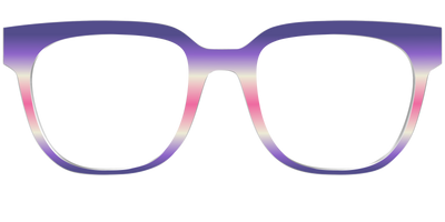 The Petunia Haze Gradient - Front Top Thumbnail - Pair Eyewear