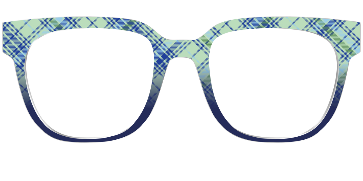 The Poetic Plaid - Front Top Image - Pair Eyewear