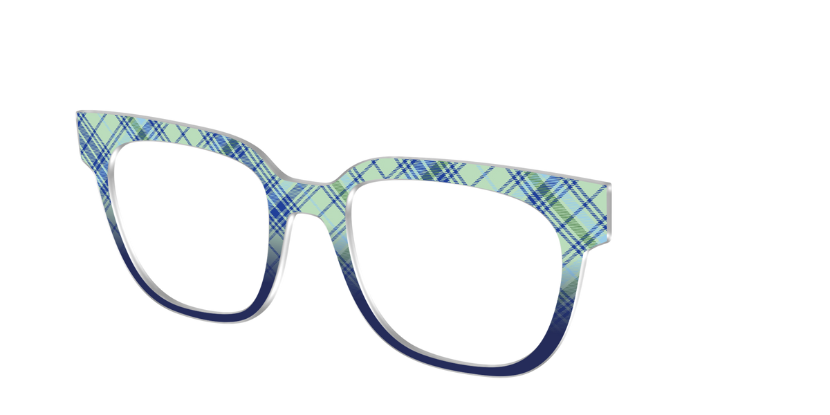 The Poetic Plaid - Angle Top Image - Pair Eyewear