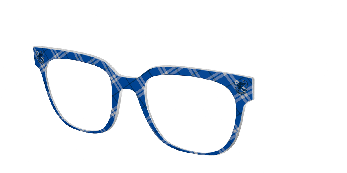 The Ravenclaw™ Plaid - Angle Top Image - Pair Eyewear