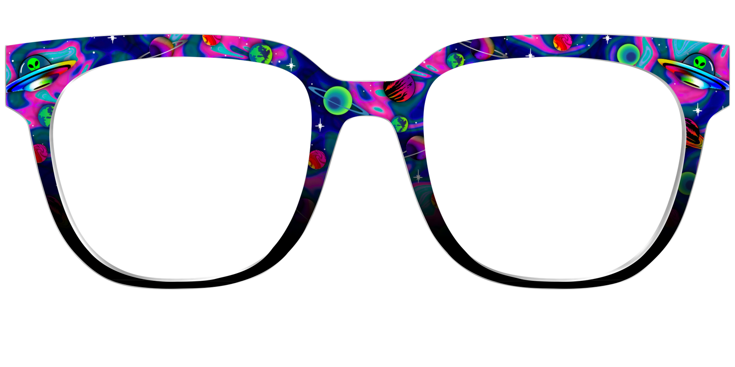The Space Invasion Marble - Front Top Image - Pair Eyewear