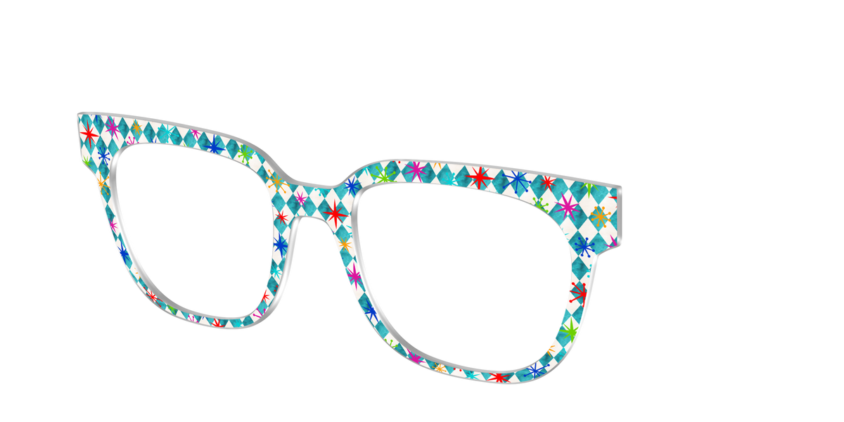 The Starburst Diamonds - Angle Top Image - Pair Eyewear