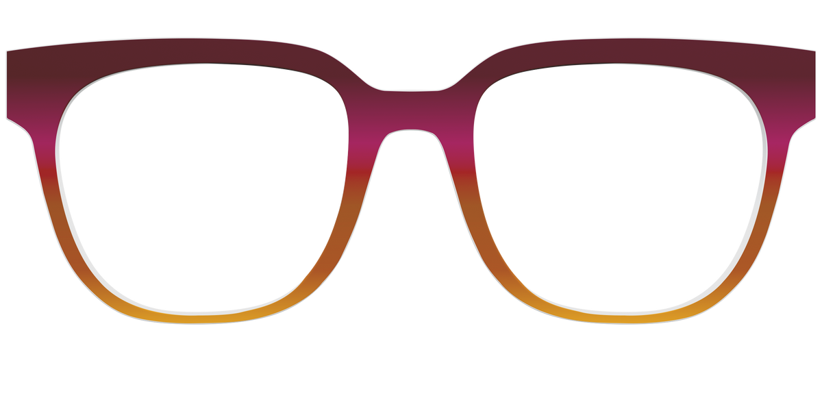 The Umber to Ochre Gradient - Front Top Image - Pair Eyewear