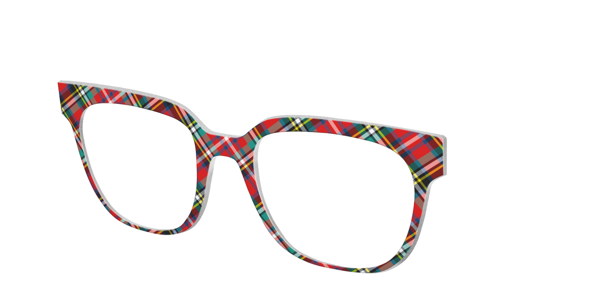 The Winter Plaid - Angle Top Image - Pair Eyewear
