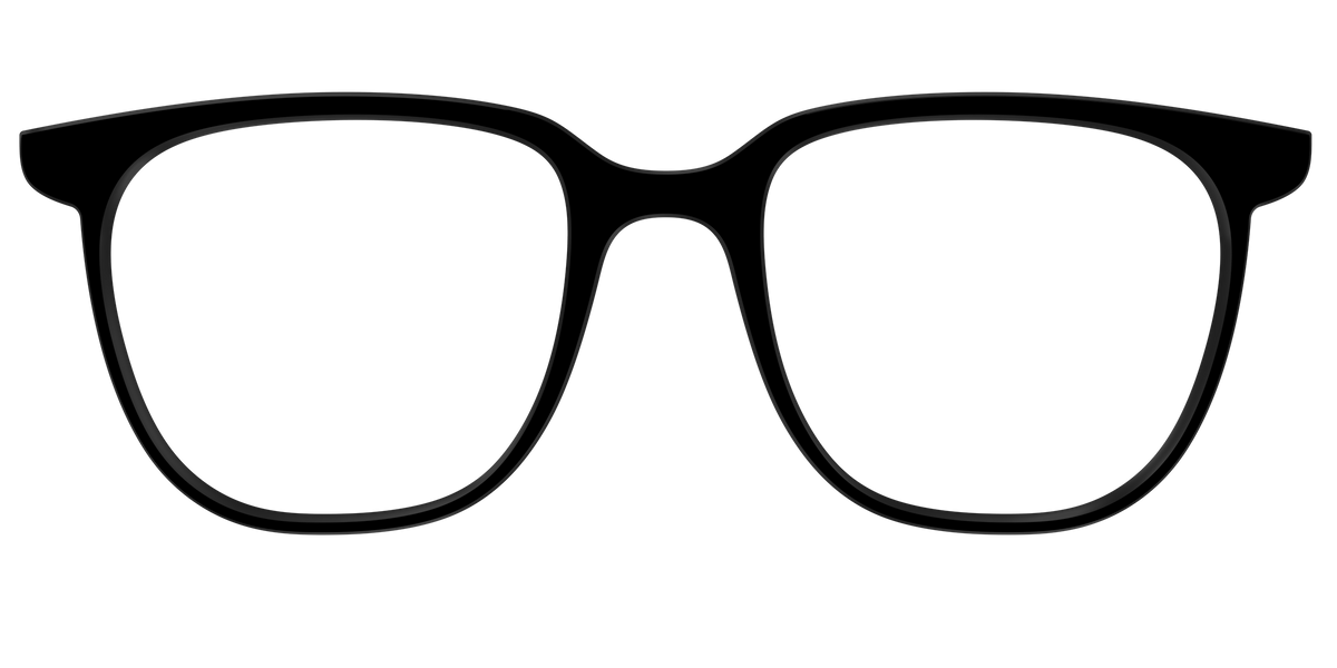 The Black - Front Top Image - Pair Eyewear