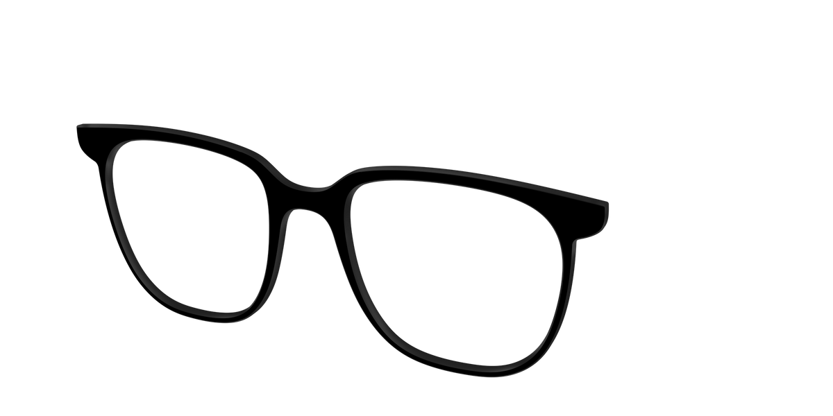 The Black - Angle Top Image - Pair Eyewear