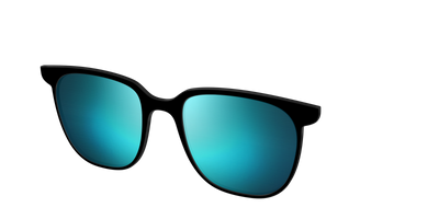 The Polarized Blue Reflective Sun Top - Angle Top Thumbnail - Pair Eyewear