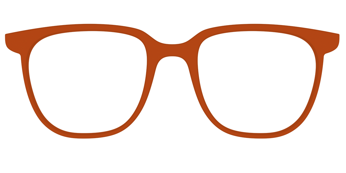 The Burnt Orange - Front Top Image - Pair Eyewear