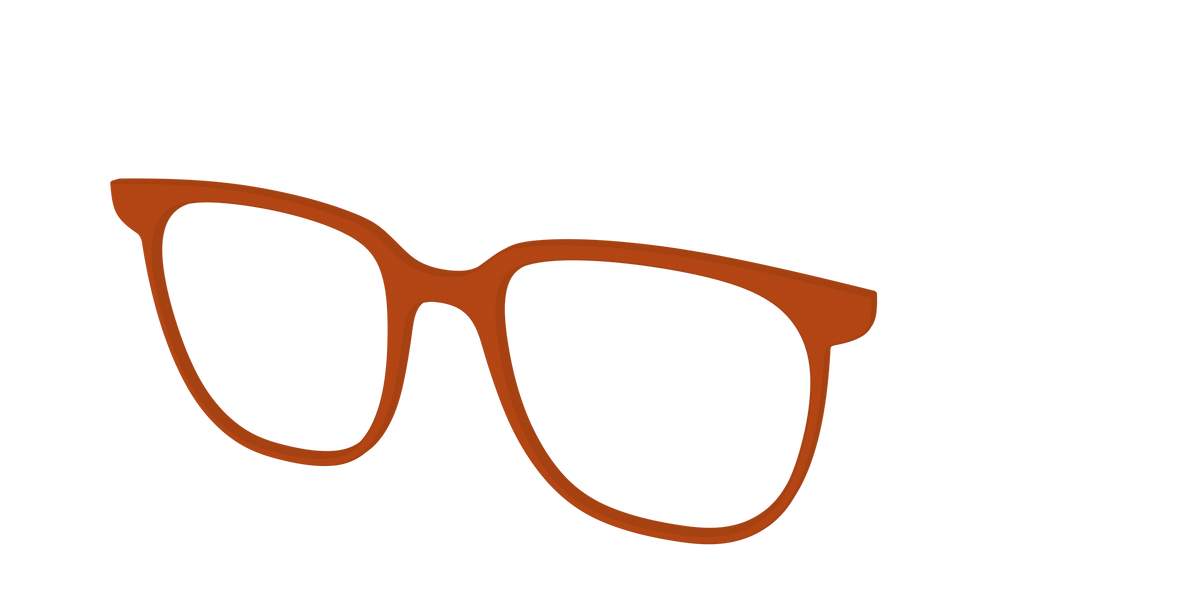 The Burnt Orange - Angle Top Image - Pair Eyewear