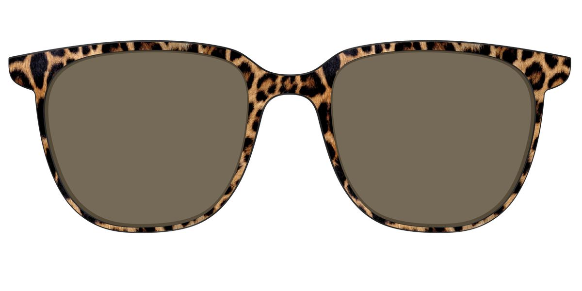 The Polarized Cheetah Spots Sun Top - Front Top Image - Pair Eyewear