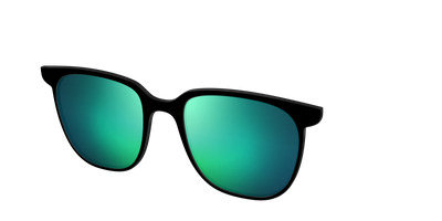 The Polarized Green Reflective Sun Top - Angle Top Thumbnail - Pair Eyewear