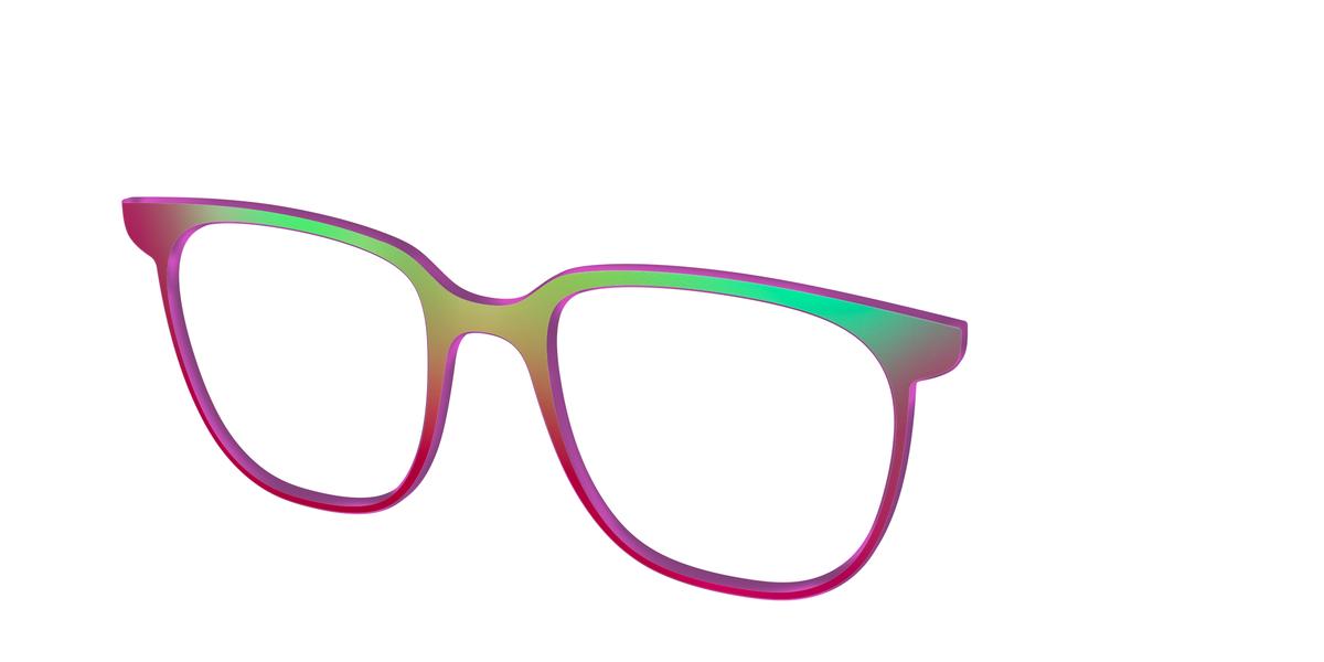 The Guava Ombre - Angle Top Image - Pair Eyewear