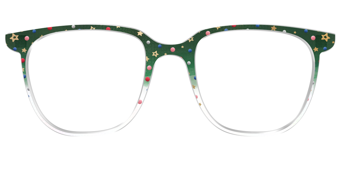 The Holiday Bauble with Foil Crystal - Front Top Image - Pair Eyewear