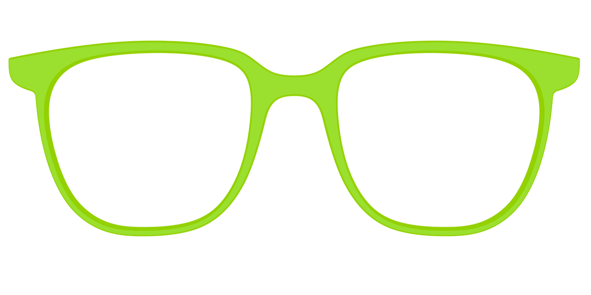 The Lime Green - Front Top Image - Pair Eyewear