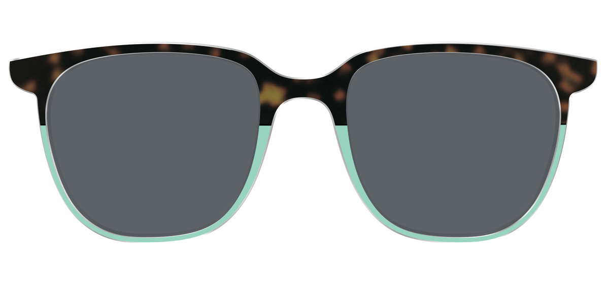 The Polarized Matcha Split Sun Top - Front Top Image - Pair Eyewear