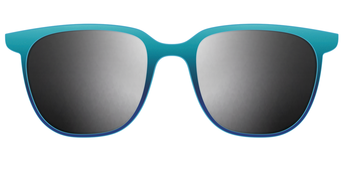 The Polarized Ocean Blue Sun Top - Front Top Image - Pair Eyewear
