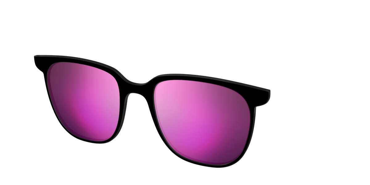 The Polarized Pink Reflective Sun Top - Angle Top Image - Pair Eyewear