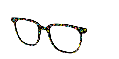 The Rainbow Paw Print - Angle Top Thumbnail - Pair Eyewear