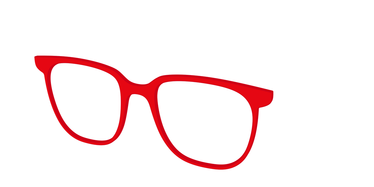 The Red - Angle Top Image - Pair Eyewear