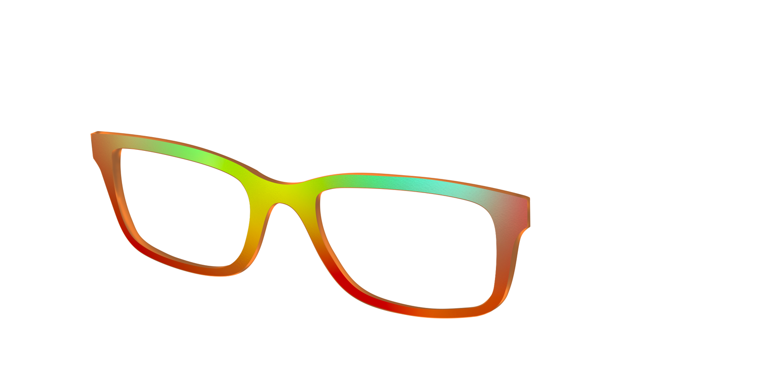 The Apricot Ombre - Angle Top Image - Pair Eyewear